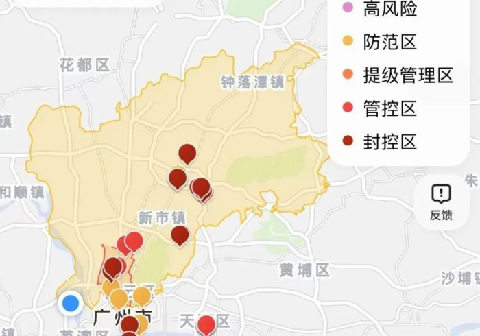 疫情地图上的广州,精准防控下的城市温度与科技防线 疫情地图上的广州,精准防控下的城市温度与科技防线