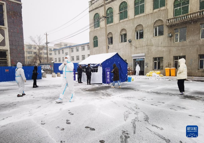 黑龙江疫情下的长春,冰封关隘上的守望相助 黑龙江疫情下的长春,冰封关隘上的守望相助