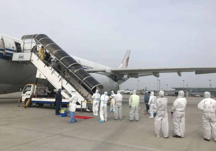 北京机场,国门防疫战中的精密中国结 北京机场,国门防疫战中的精密中国结